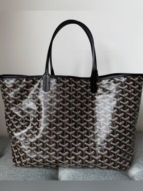 Goyard Saint Louis PM Black Tote Bag